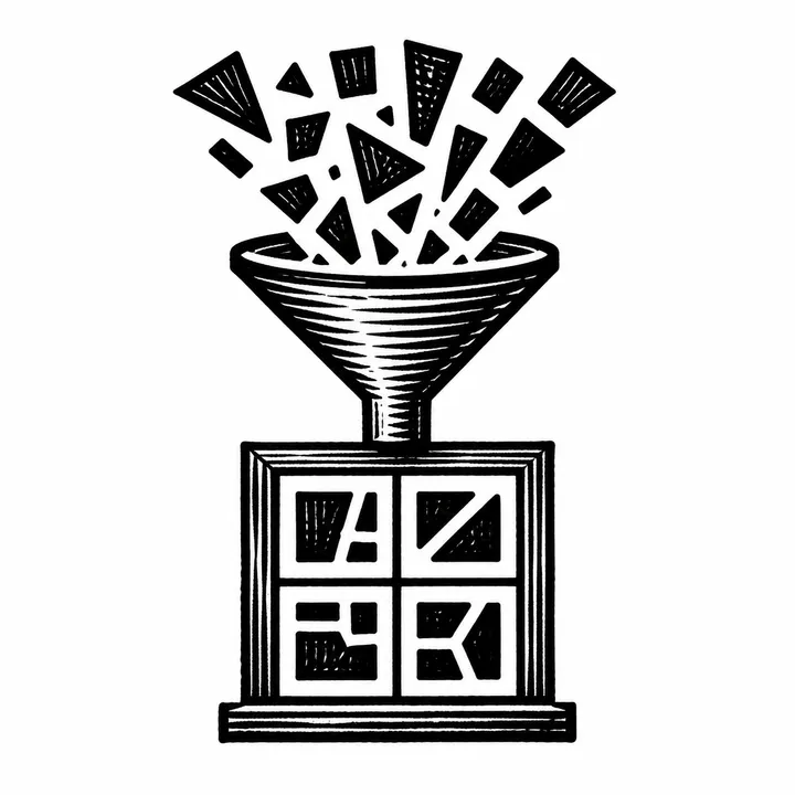 Abstract ink figure for Context engineering