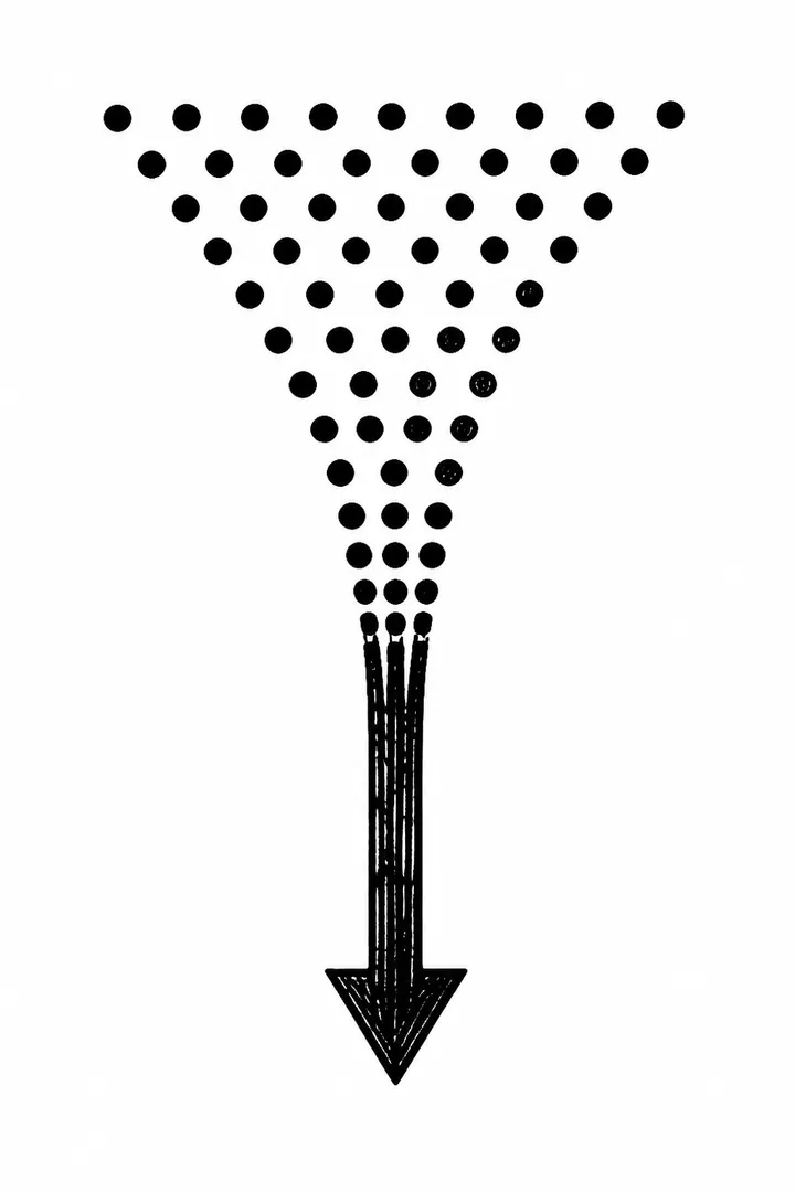 Abstract ink figure for Data