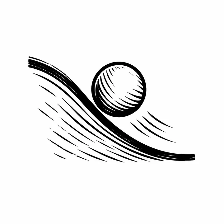 Abstract ink figure for Gradient descent